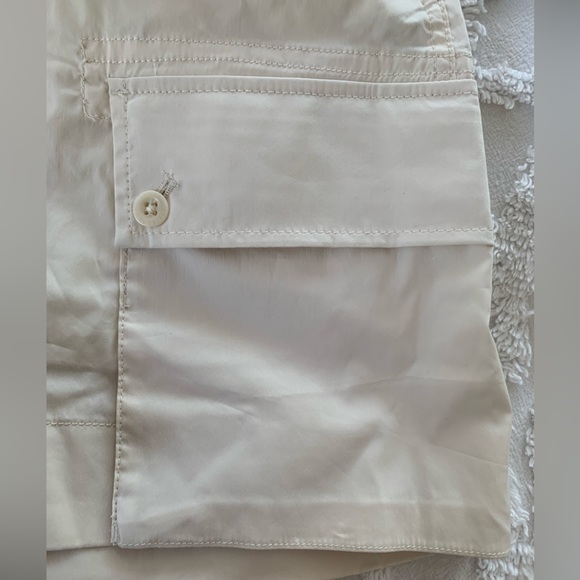 NWT Ralph Lauren Shorts: Cream Color, Front & Back Pockets, Waist Ties, 8P - Picture 5 of 14